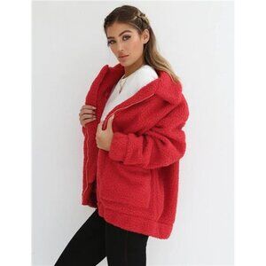 Women's Winter Coat/ Faux Shearling/ Shaggy Oversized Jacket